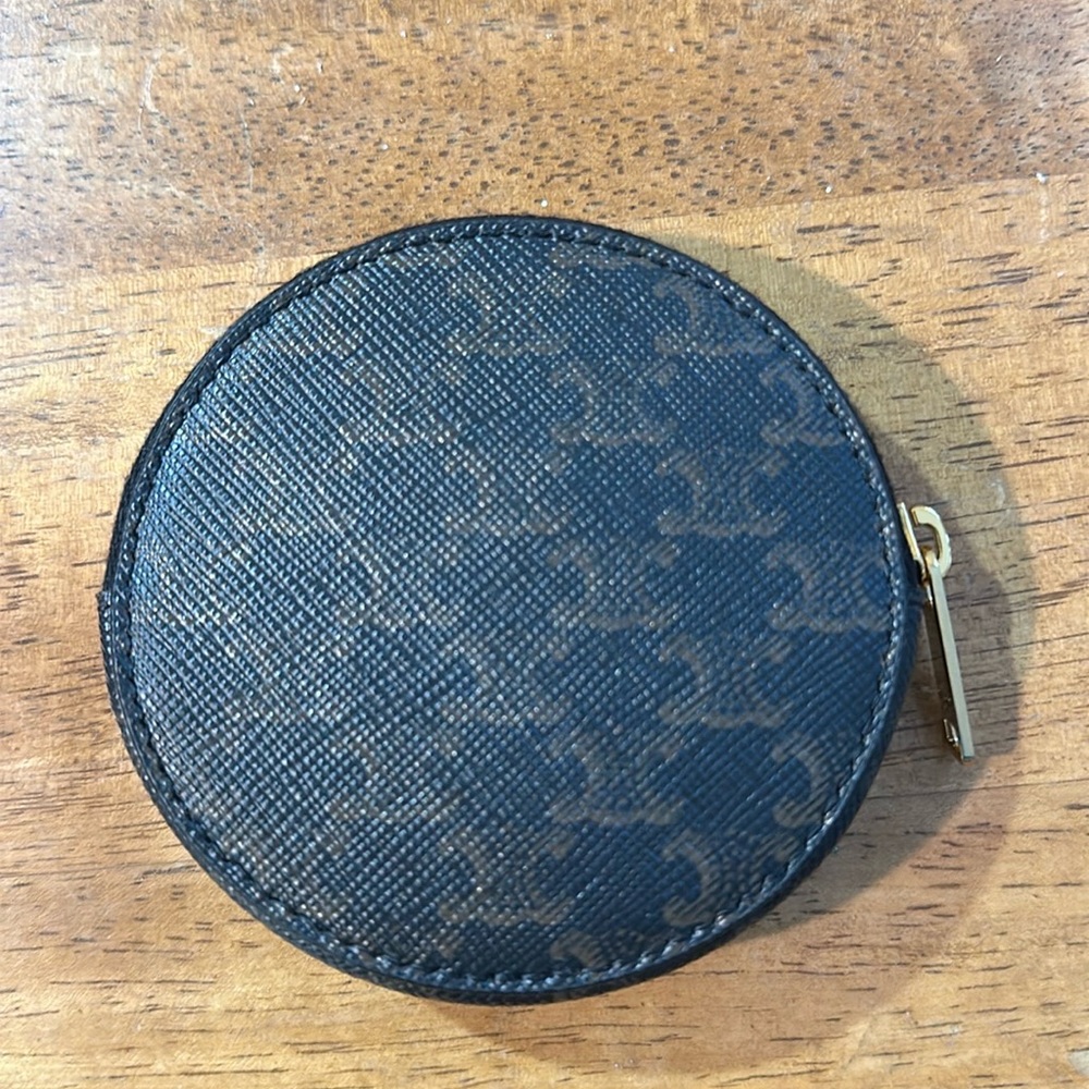 Celine COIN PURSE IN TRIOMPHE CANVAS